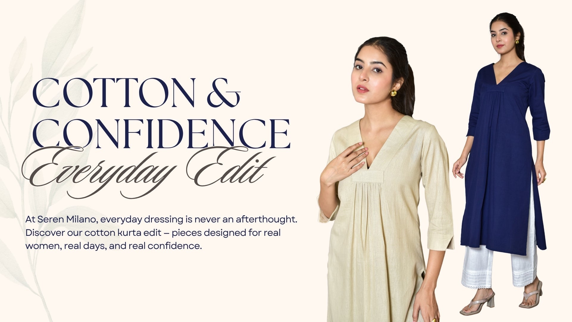 Cotton & Confidence: The Seren Milano Everyday Edit