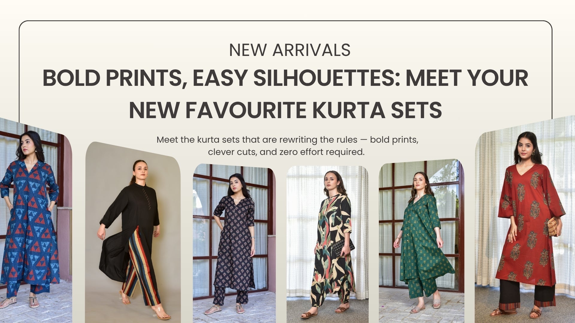 Bold Prints, Easy Silhouettes: Meet Your New Favourite Kurta Sets