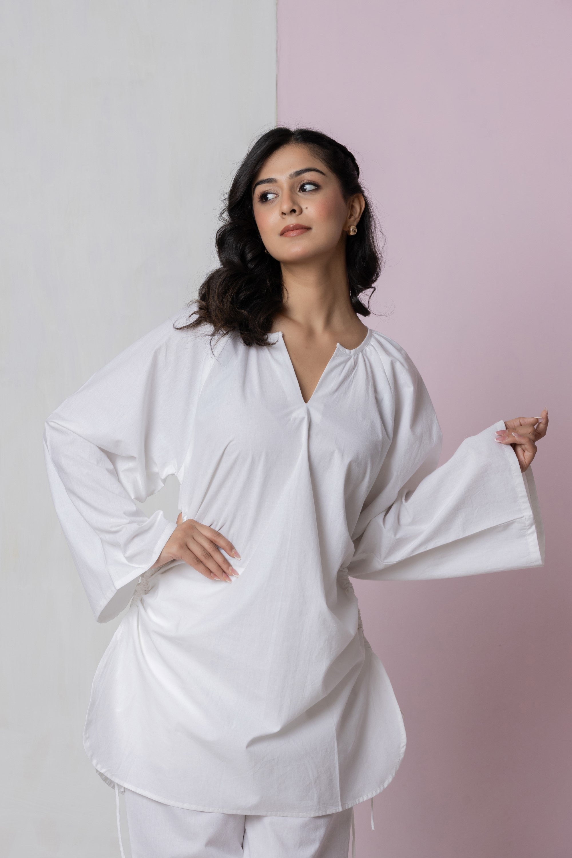 White Relaxed Co-ord Set