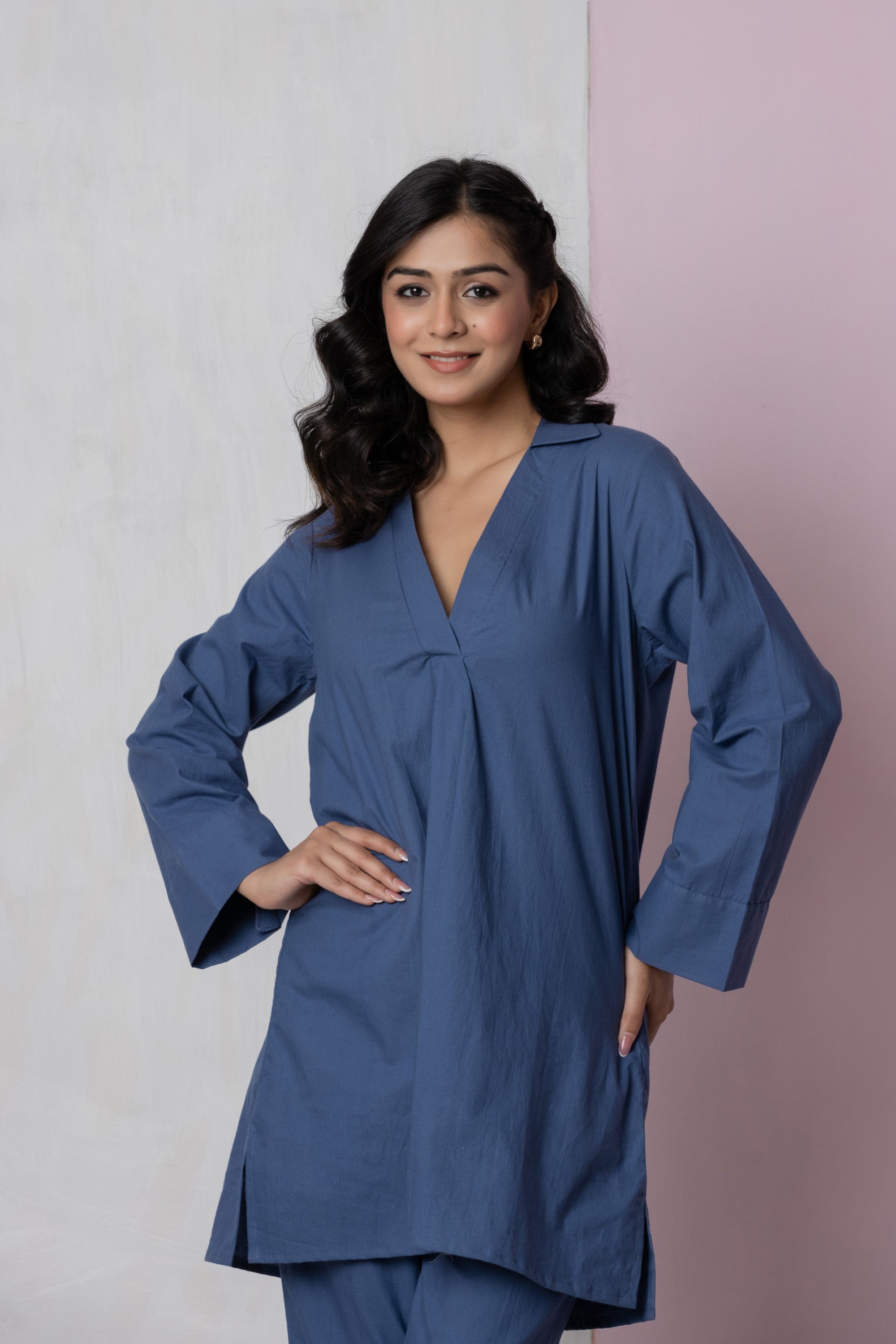 Minimal Blue Co-ord Set