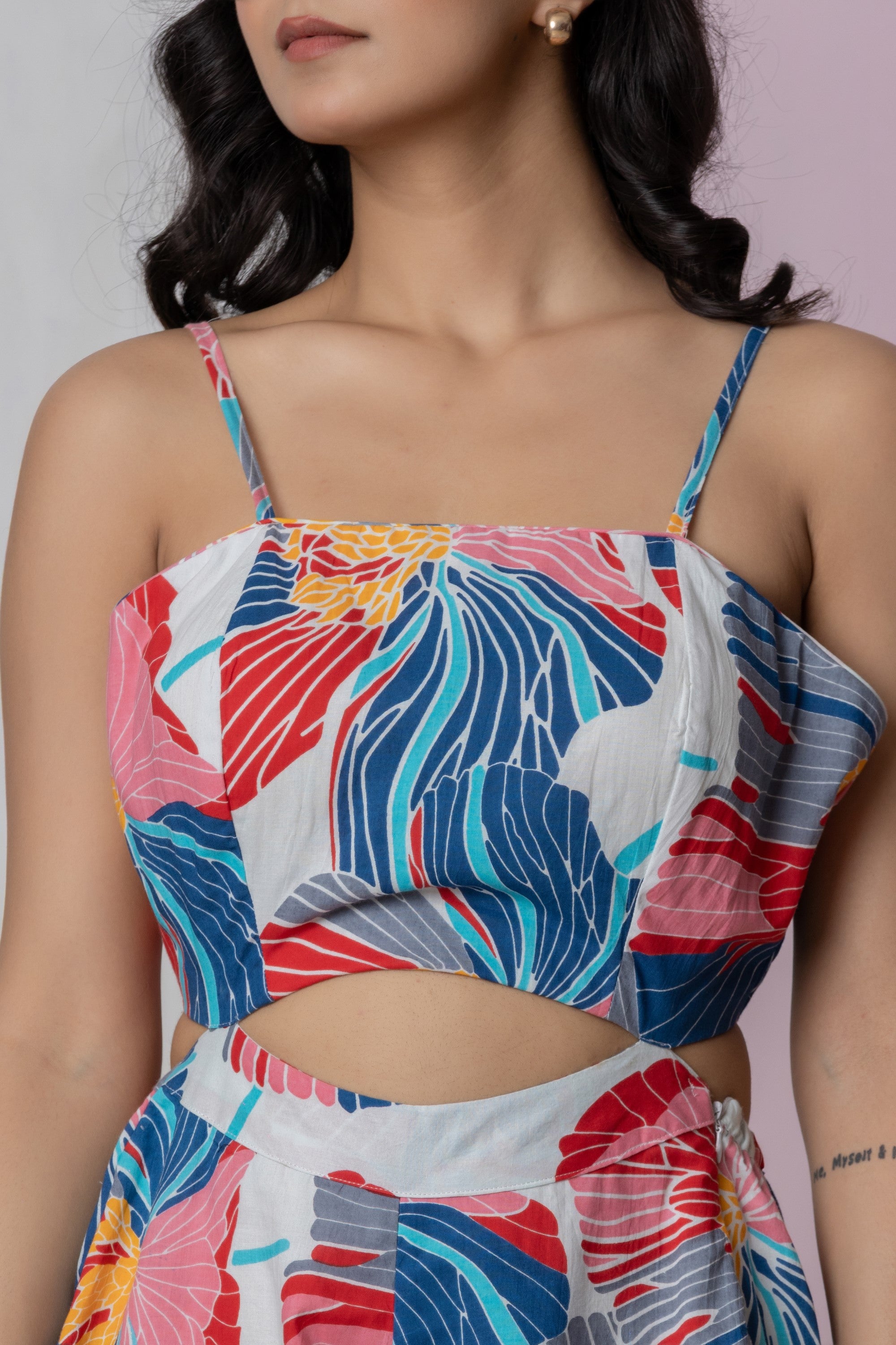 Tropical Printed Jumpsuit