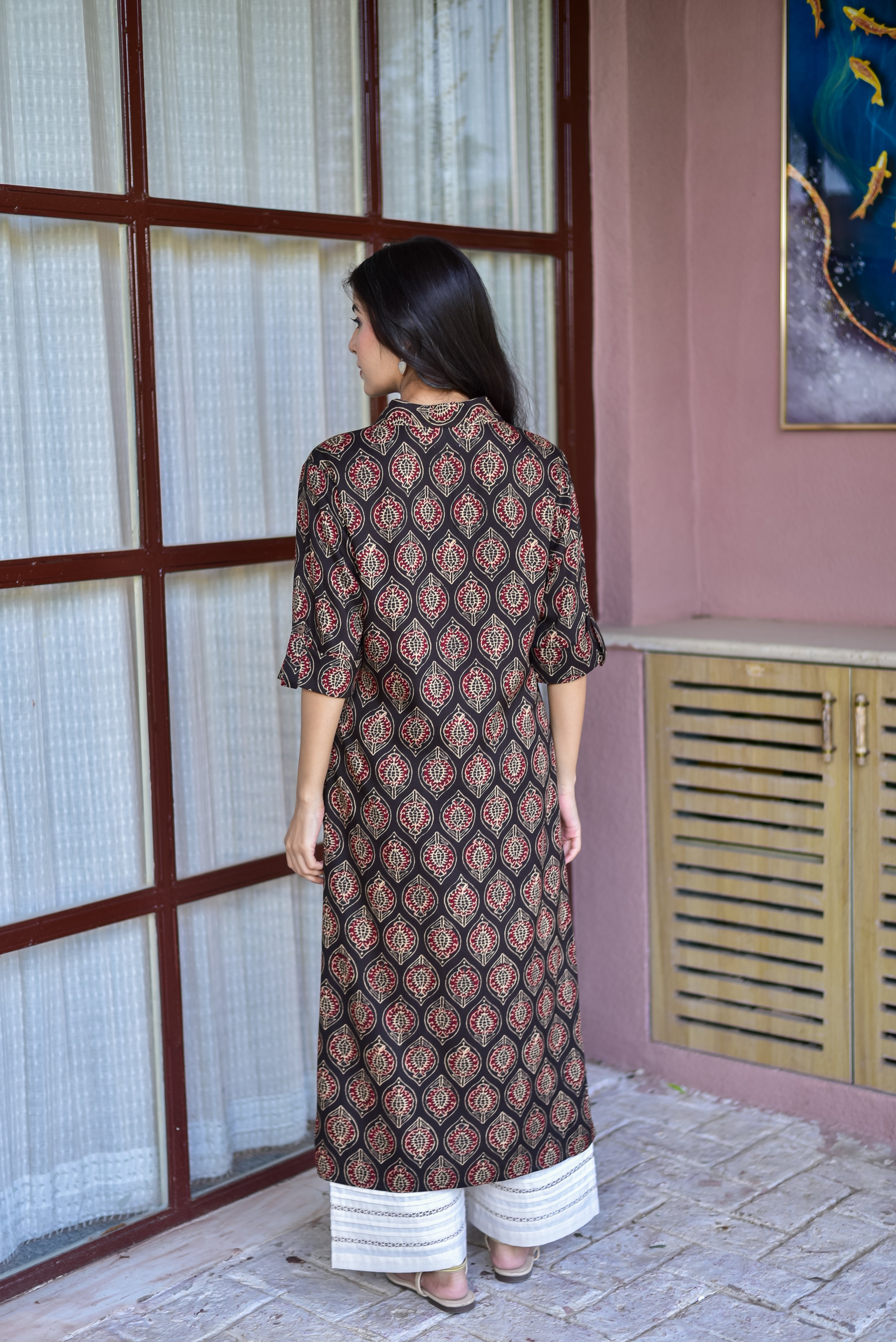 Relaxed Rayon Formal Kurta