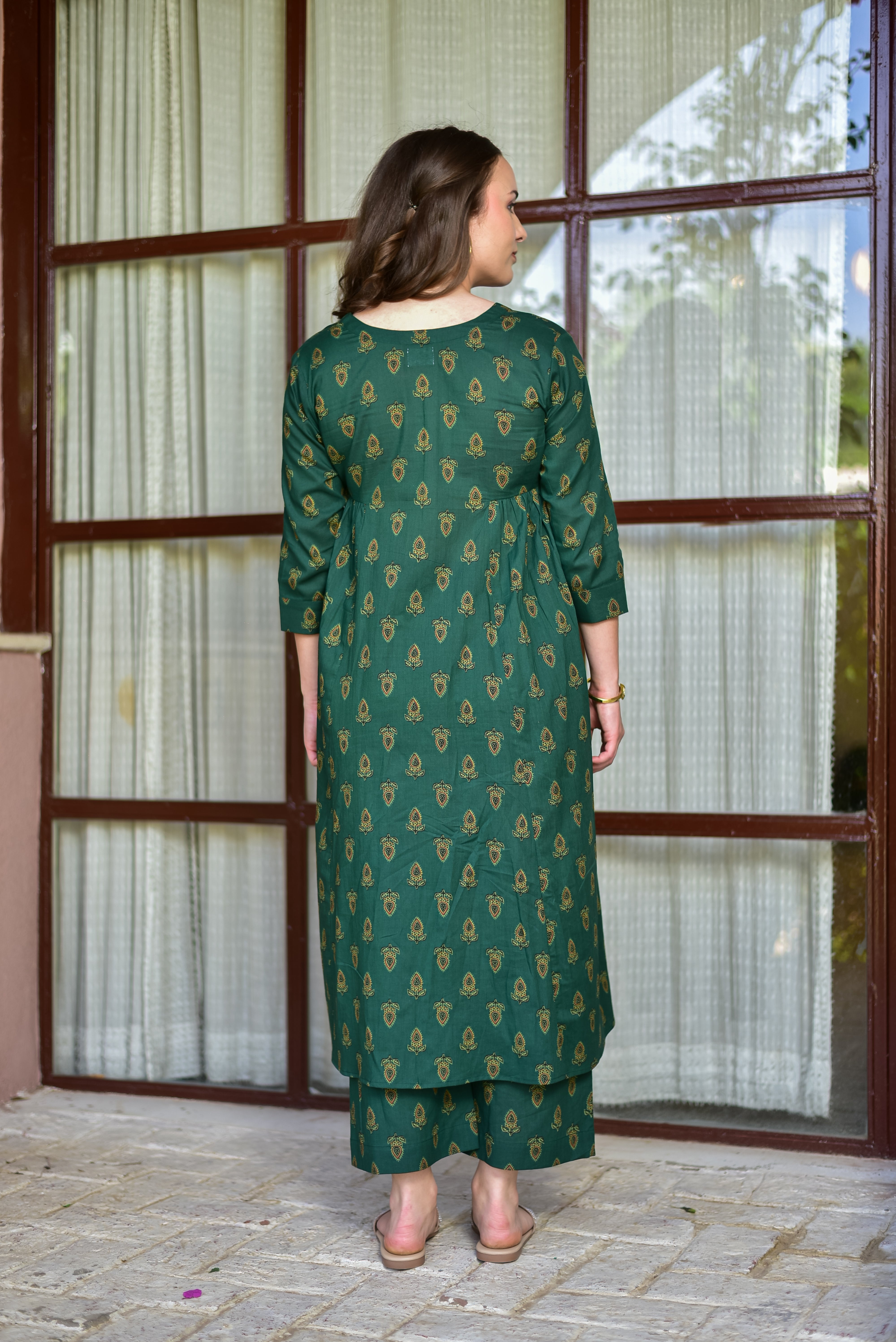 The Classic Green Kurta Set