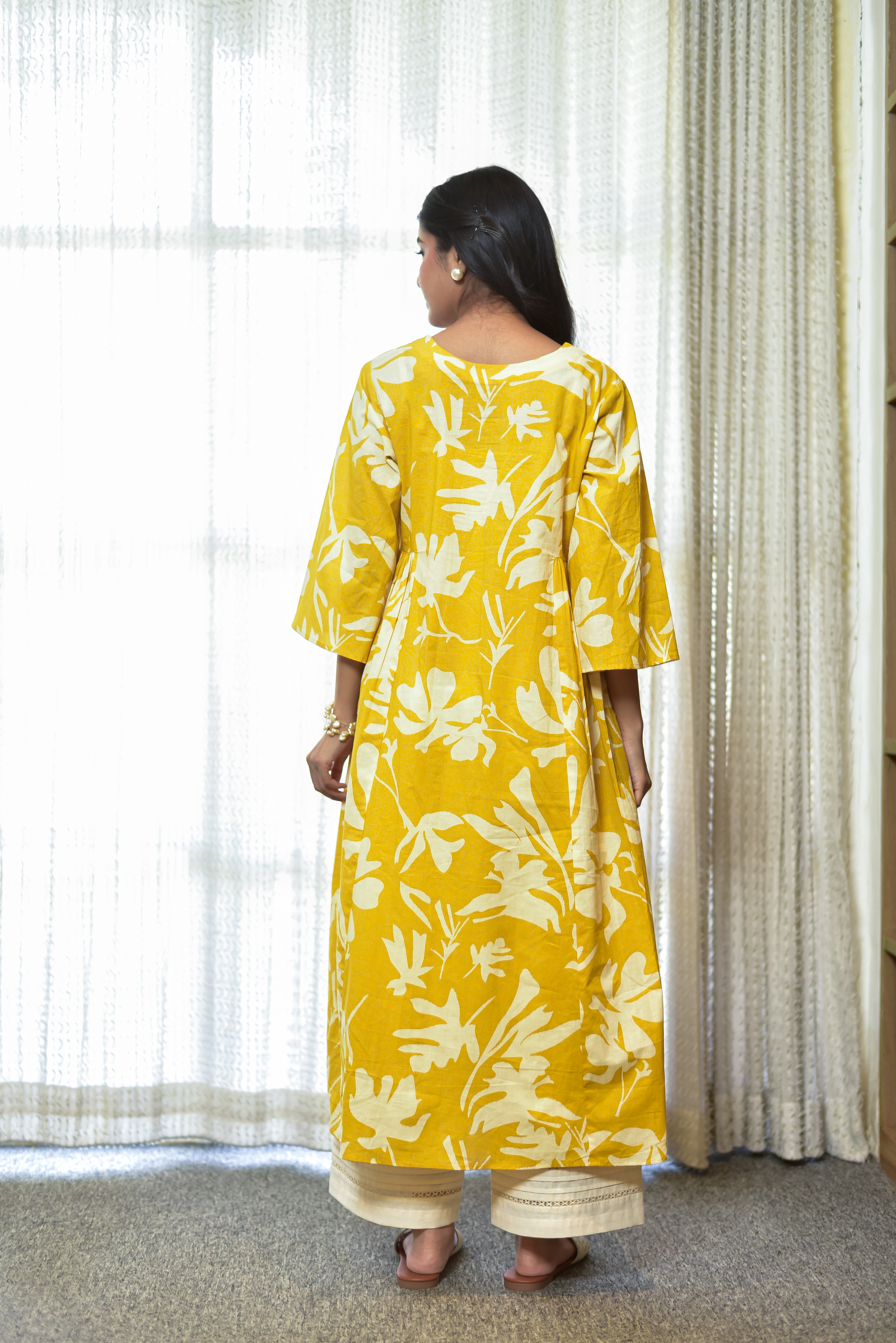 The Breezy Gathered Kurta