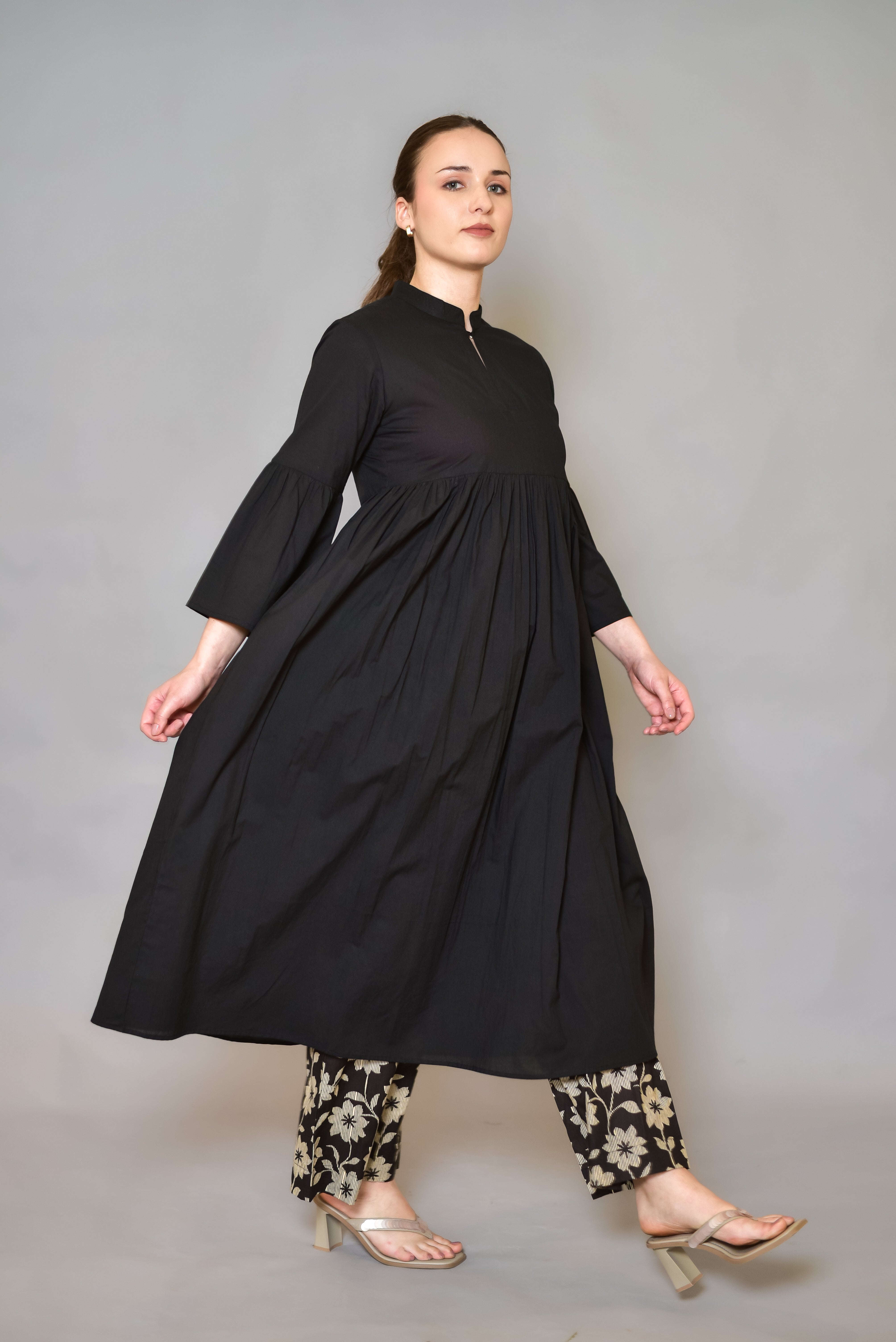 Minimalist Cotton A-Line Kurta