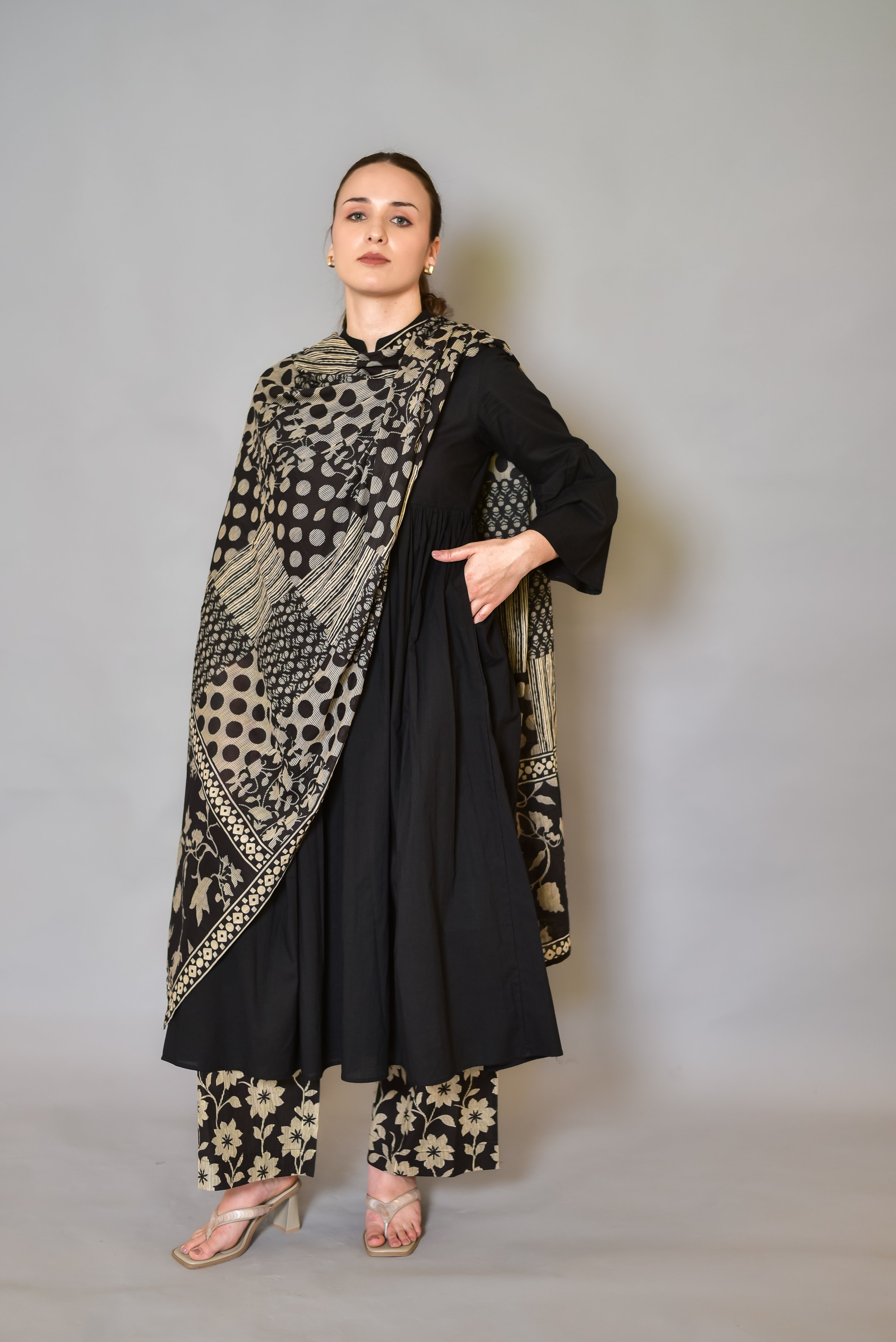 Light & Airy Floral Cotton 3-Piece Set