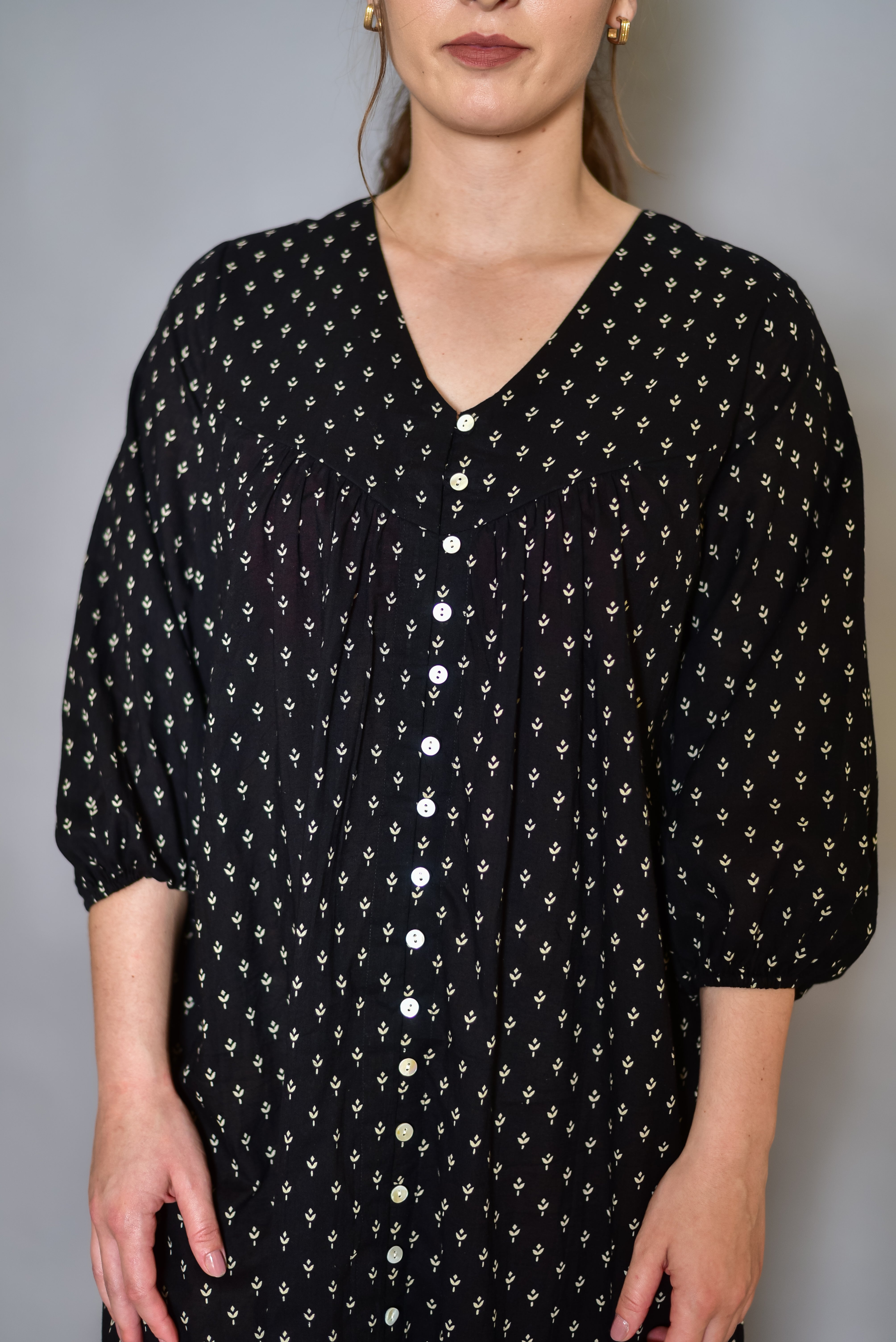 Minimalist Button-Down Dress