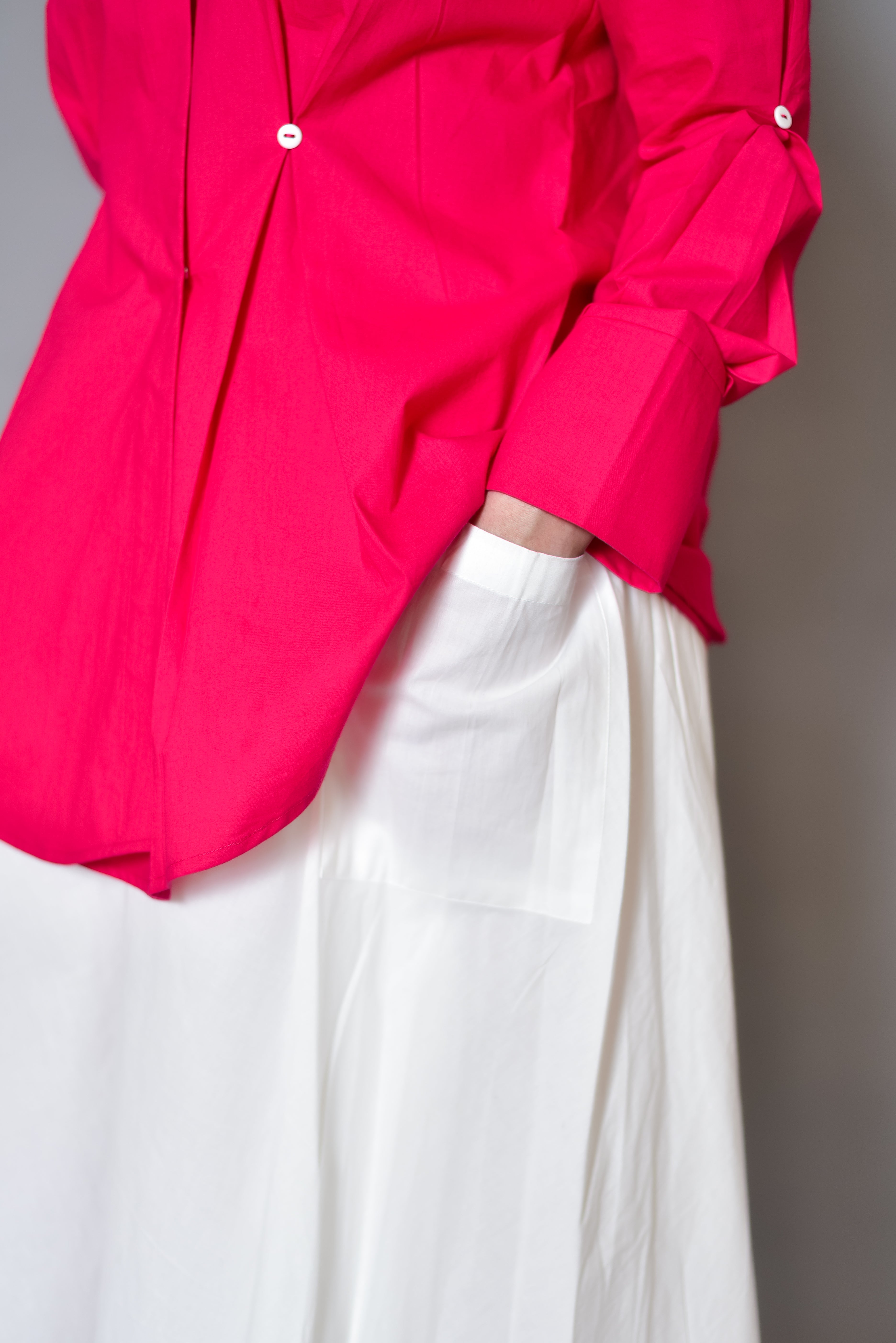 Pleated Skirt-Style Bottom