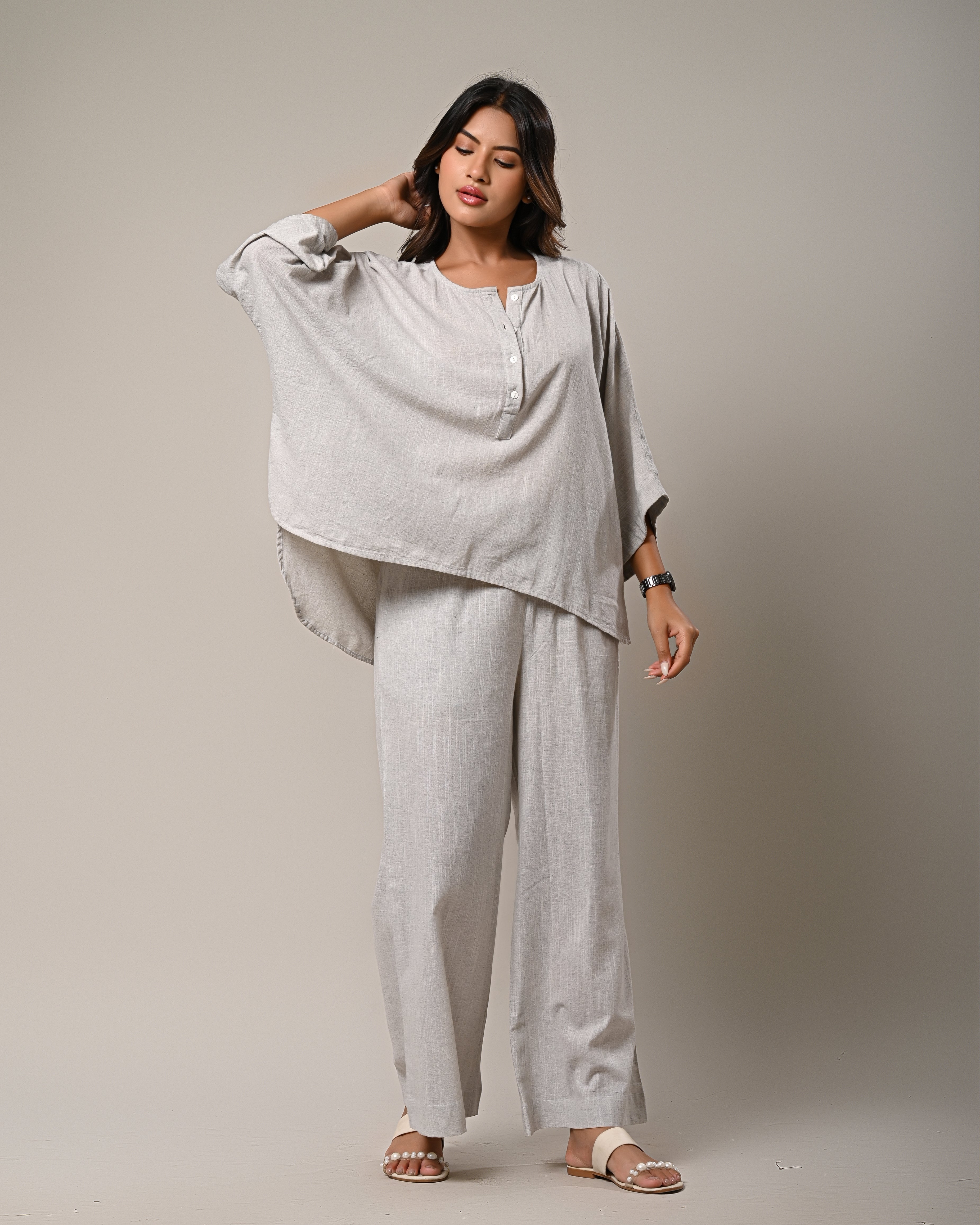 Casual Linen Two-Piece Set