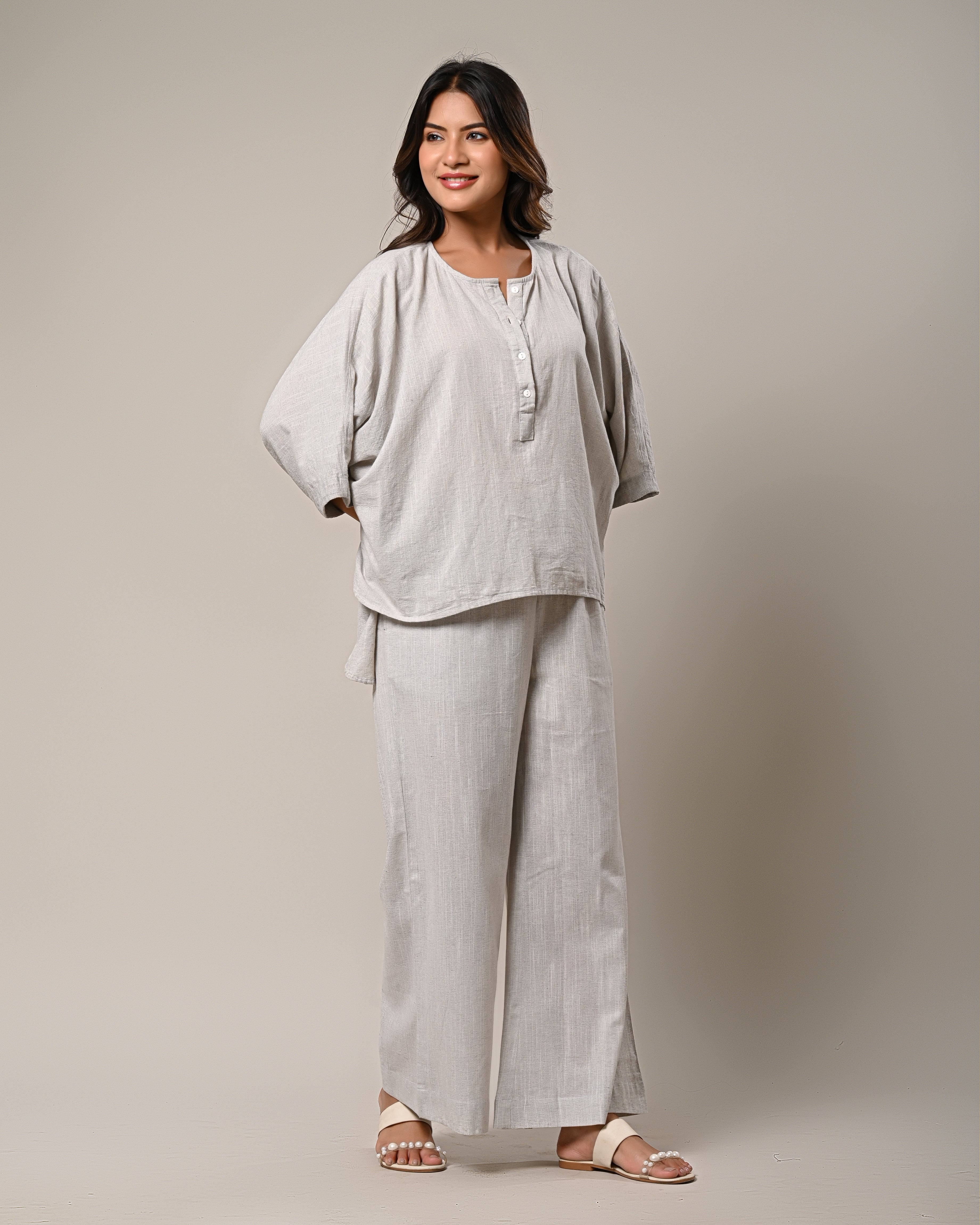 Casual Linen Two-Piece Set