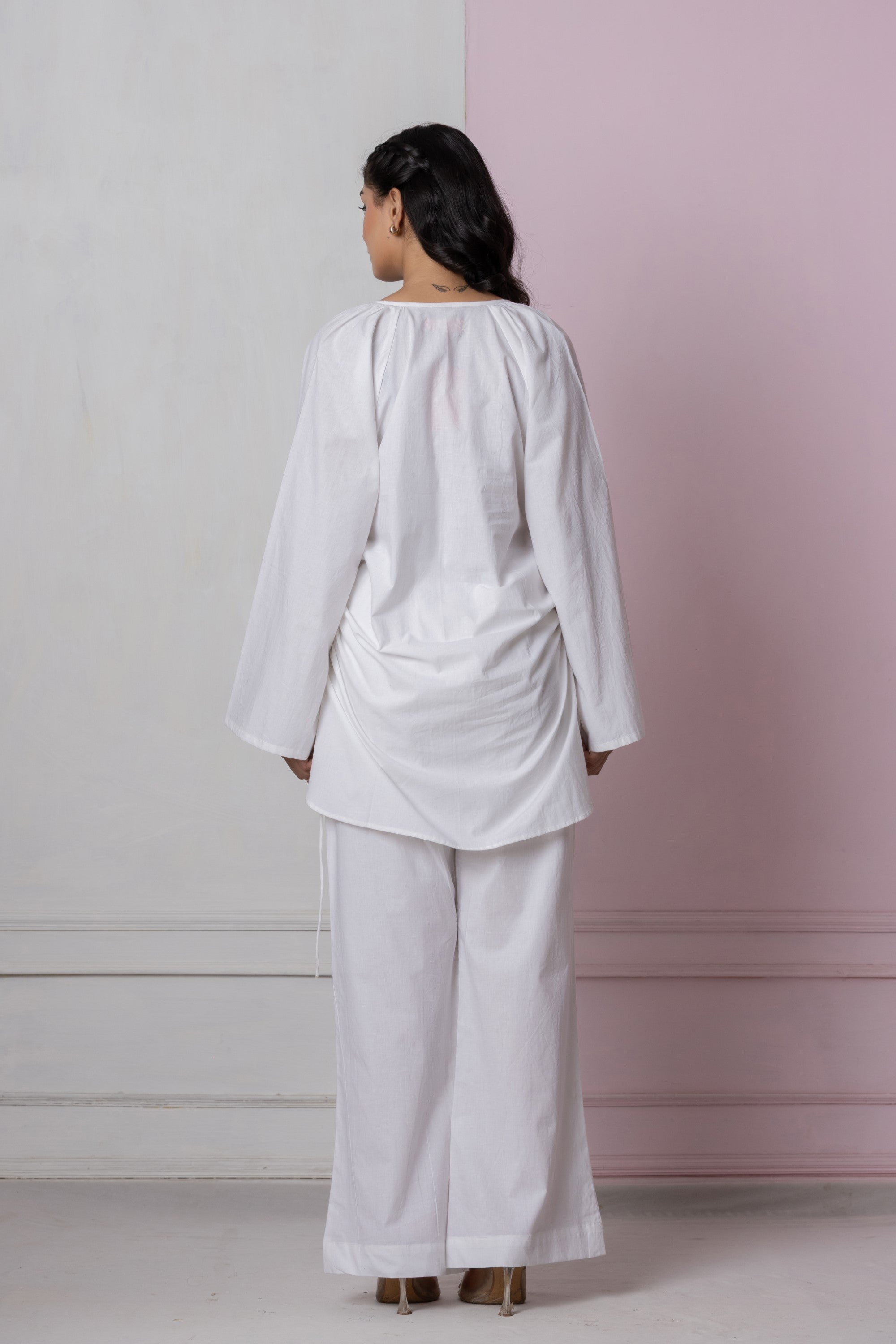 White Relaxed Co-ord Set