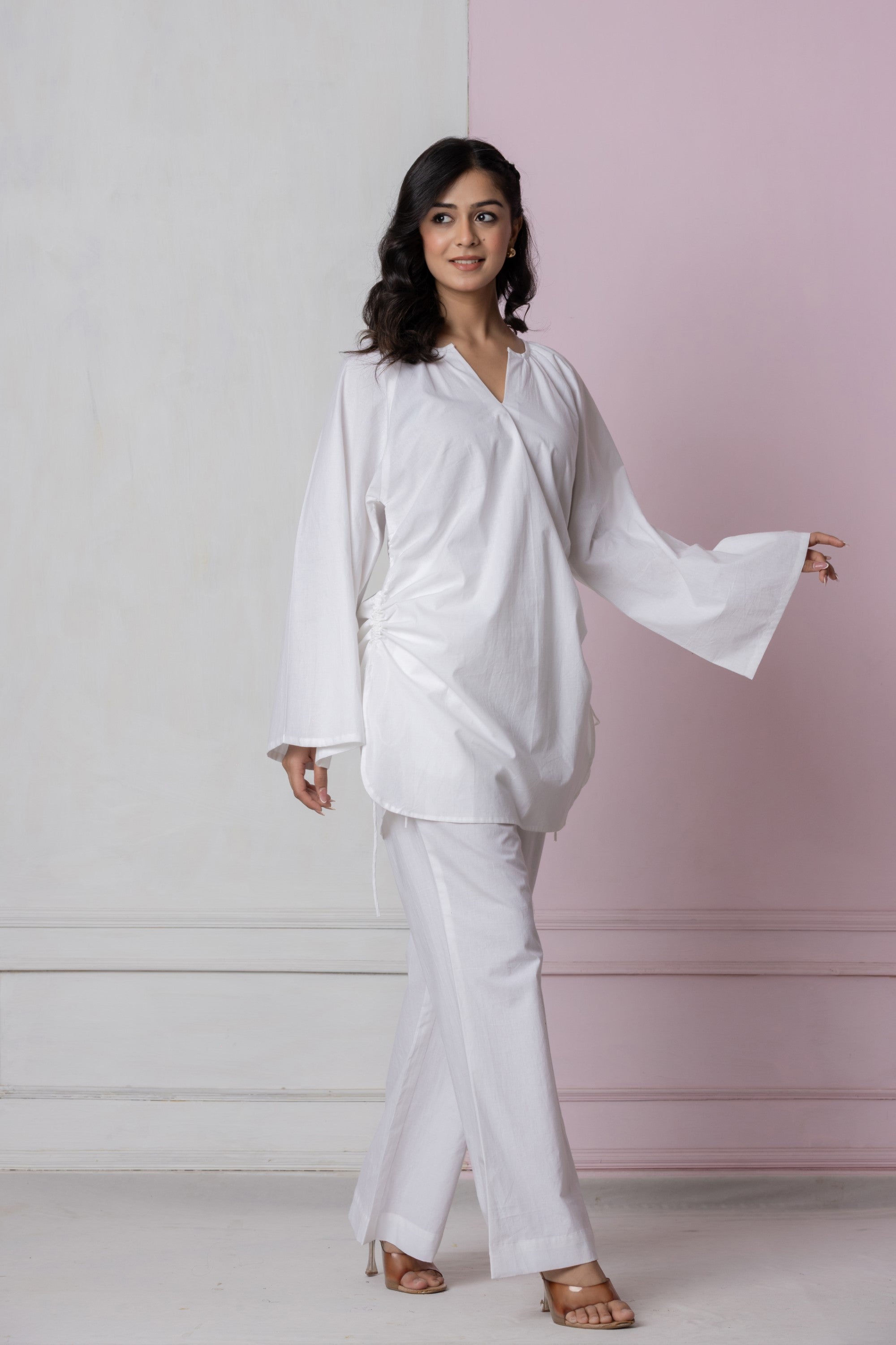 White Relaxed Co-ord Set