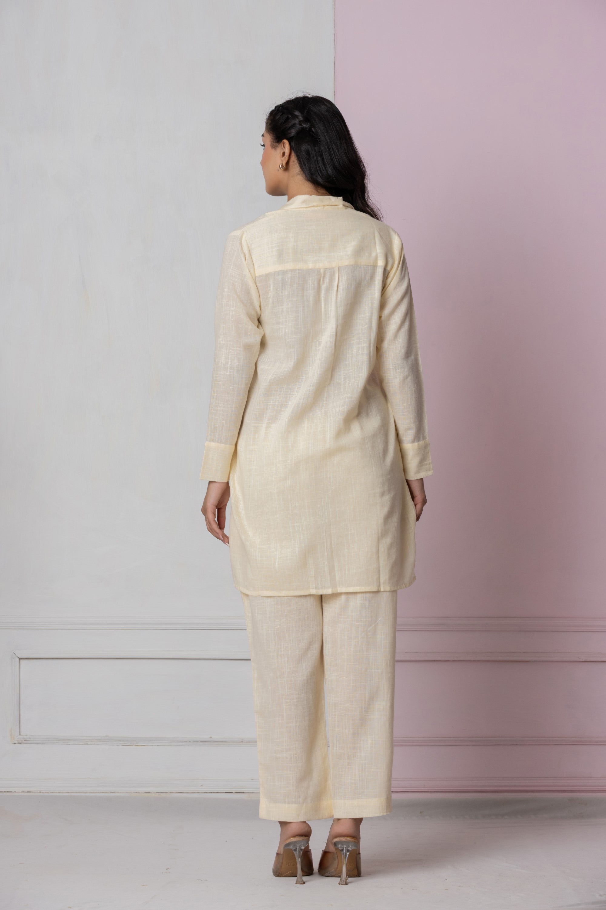 Ivory Textured Co-Ord Set