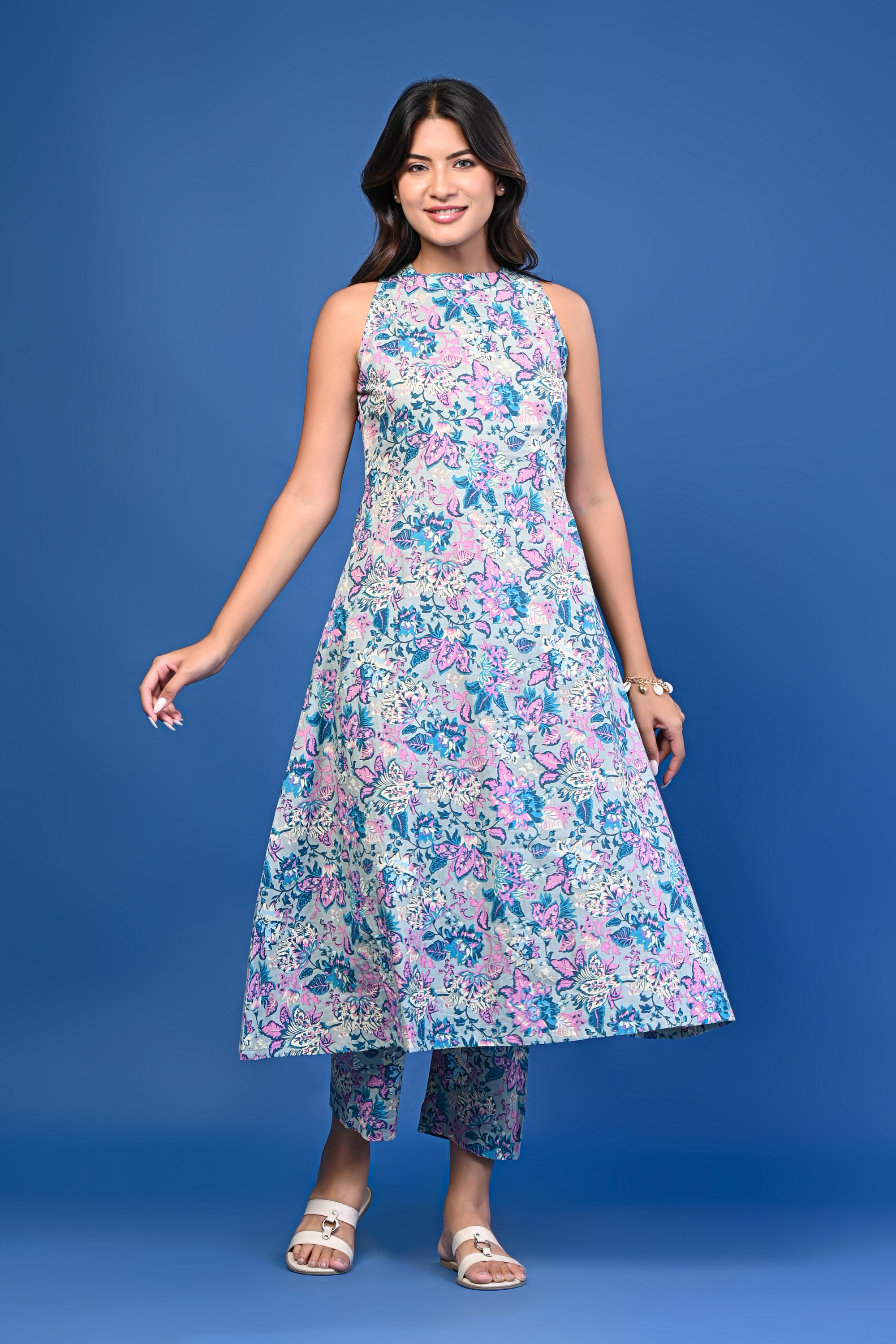 Pastel Floral Printed Co-ord Set