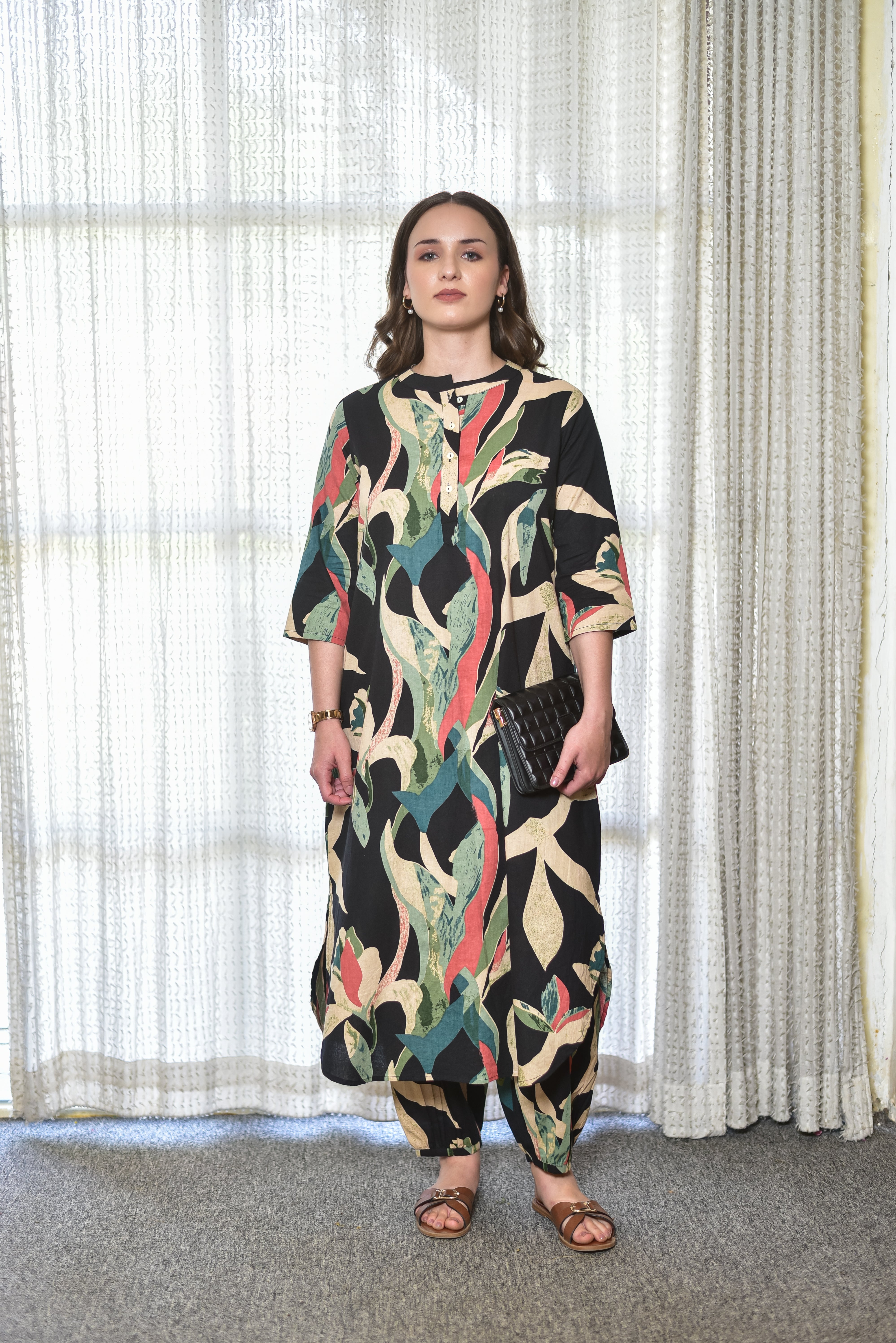 Abstract Formal Kurta Set