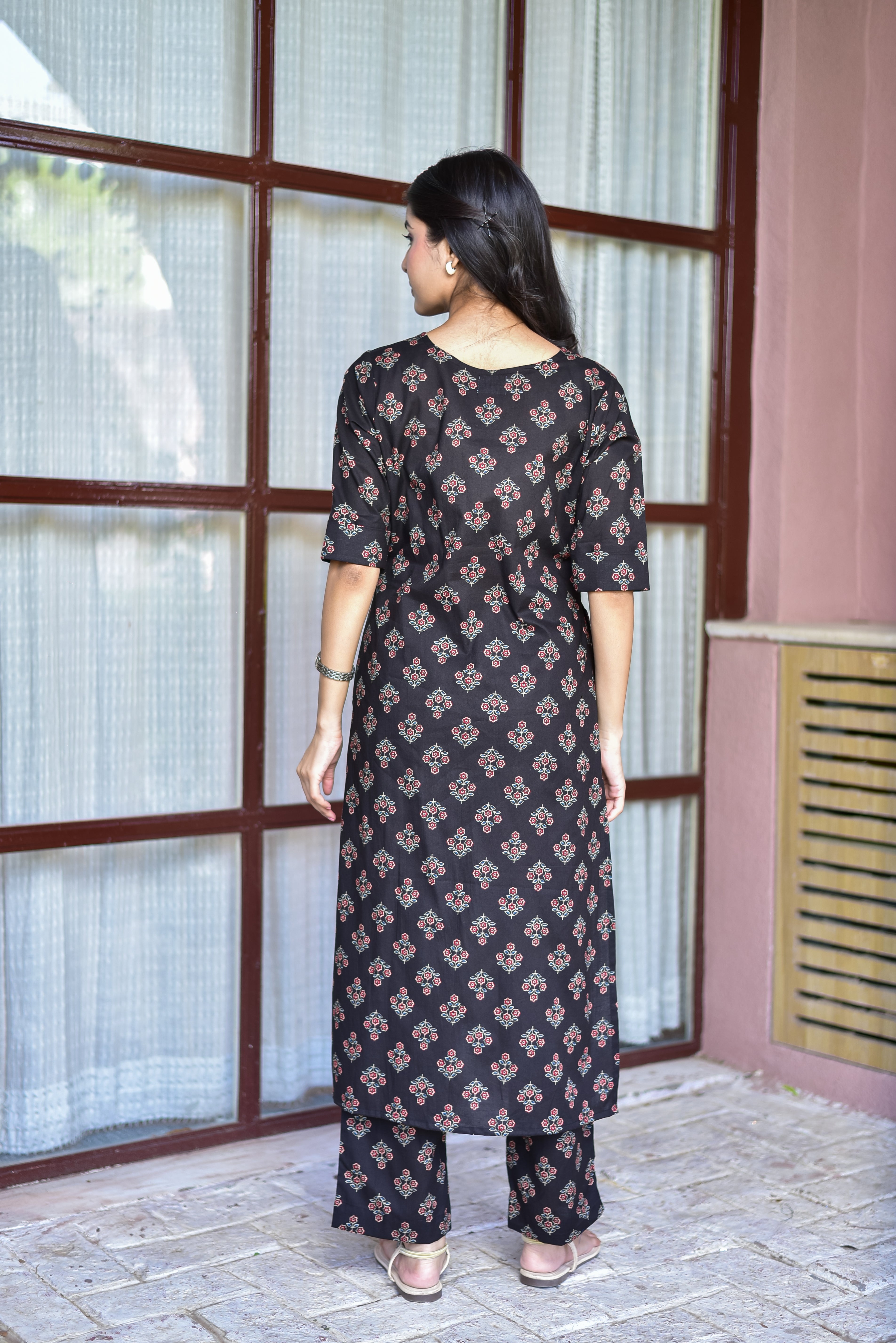 Midnight Buta Kurta Set