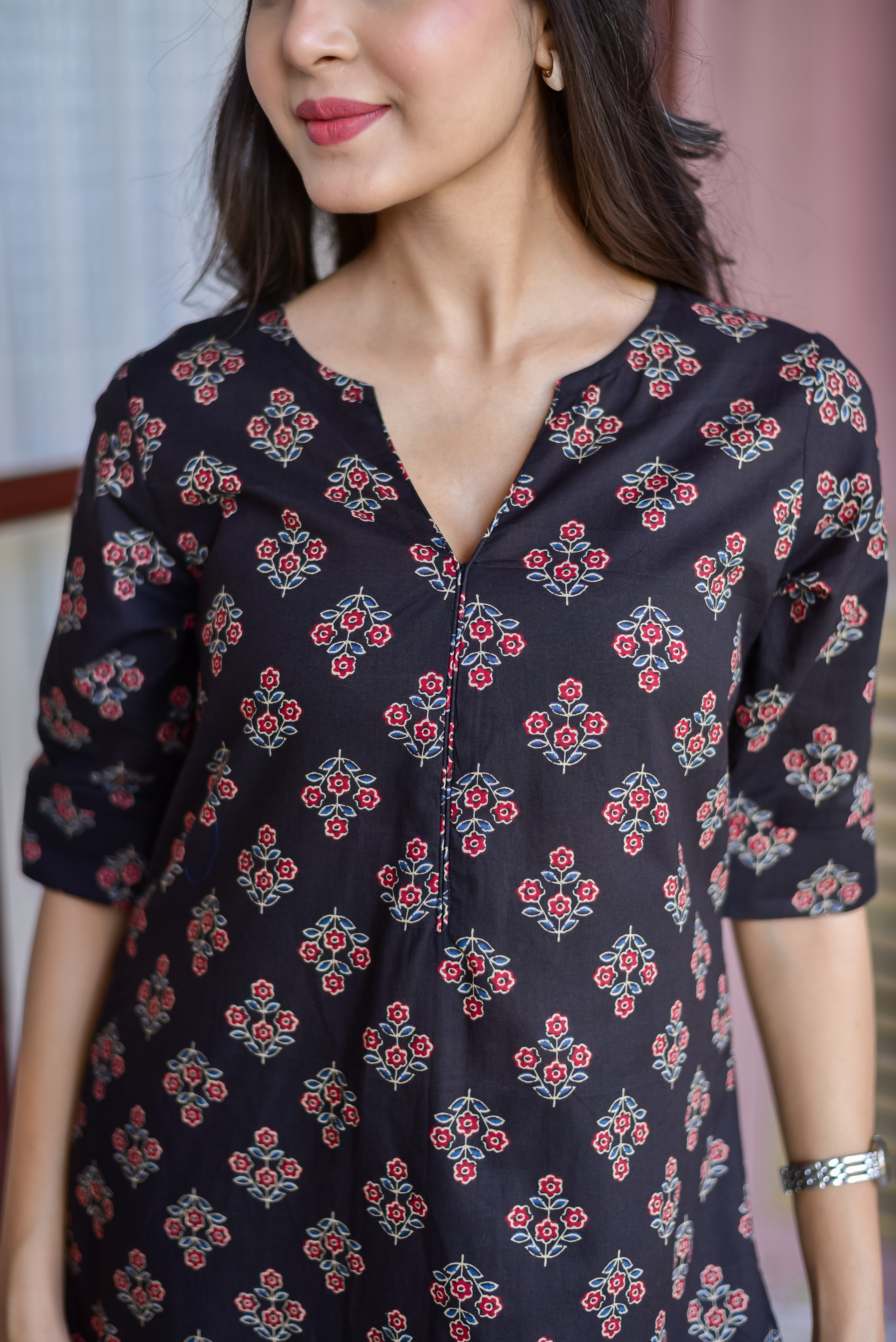 Midnight Buta Kurta Set