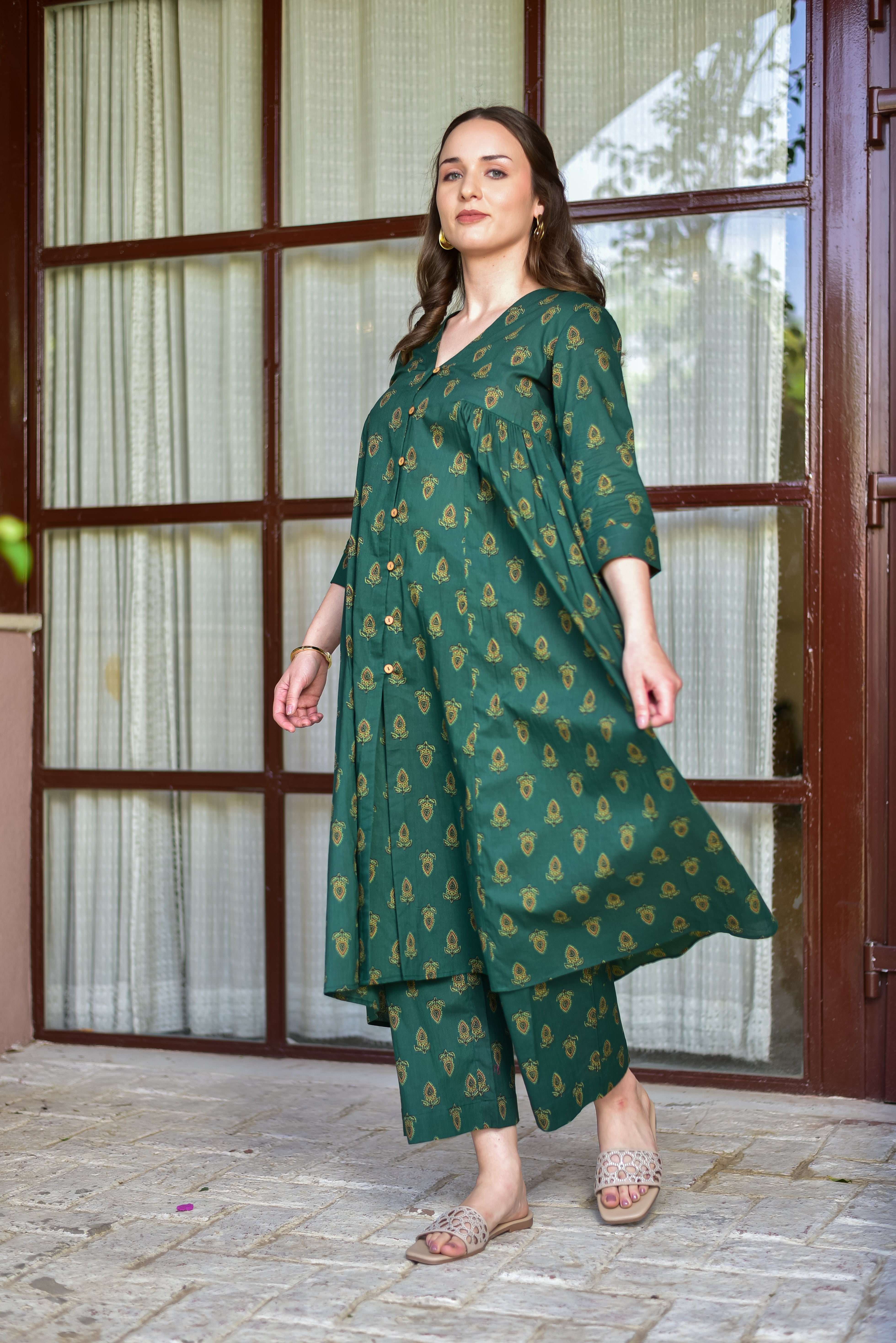 The Classic Green Kurta Set