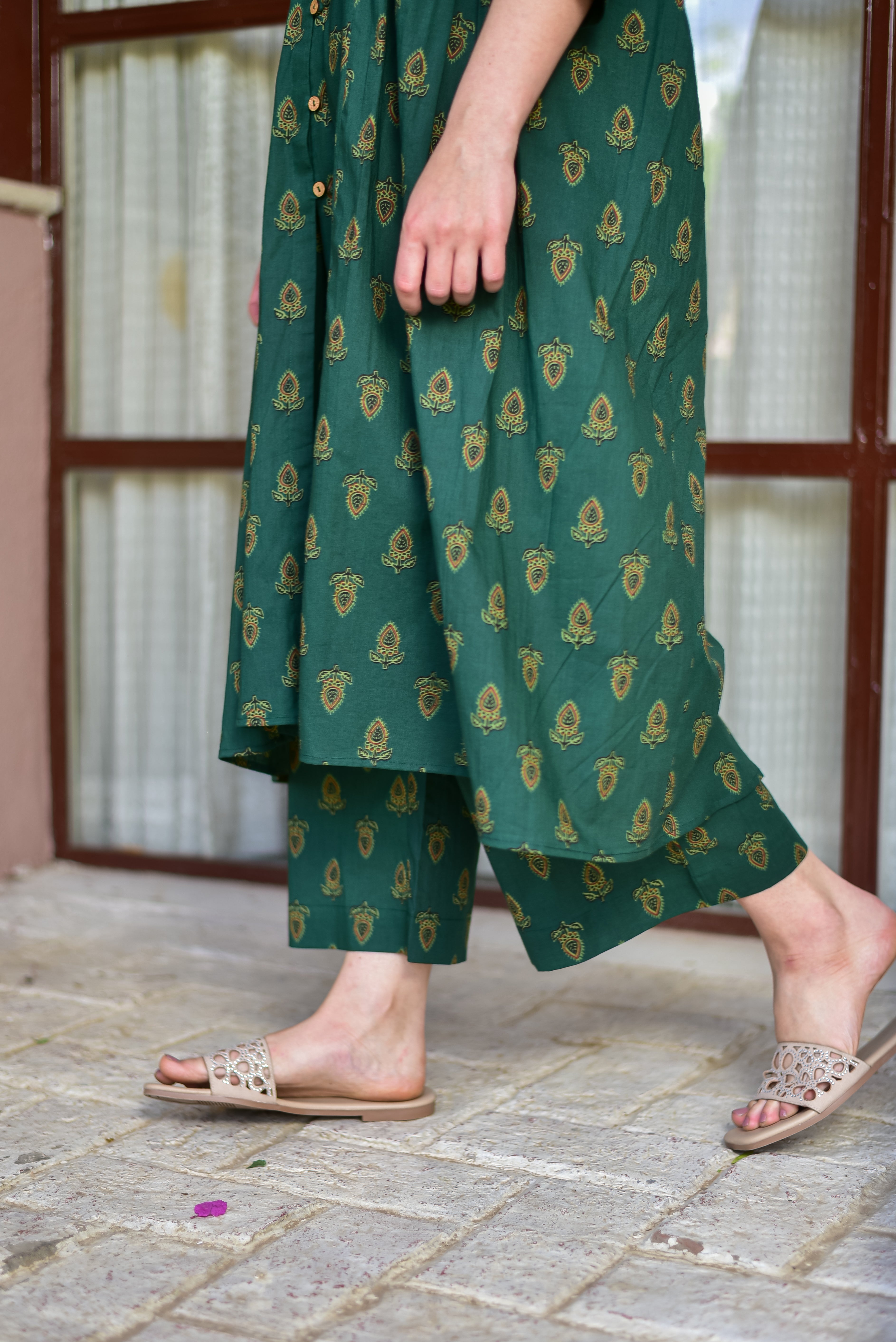 The Classic Green Kurta Set