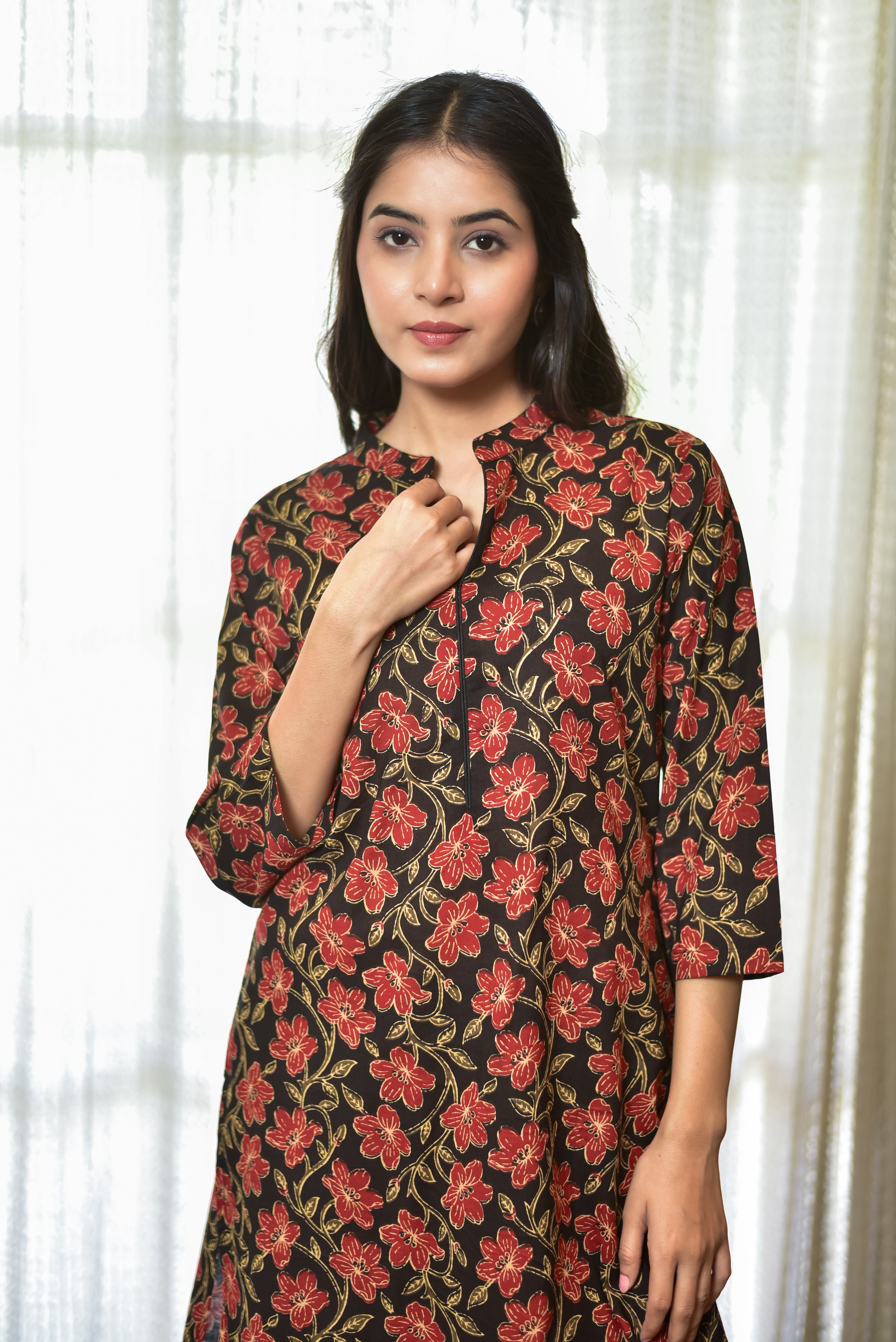 Relaxed Cotton Salwar Set