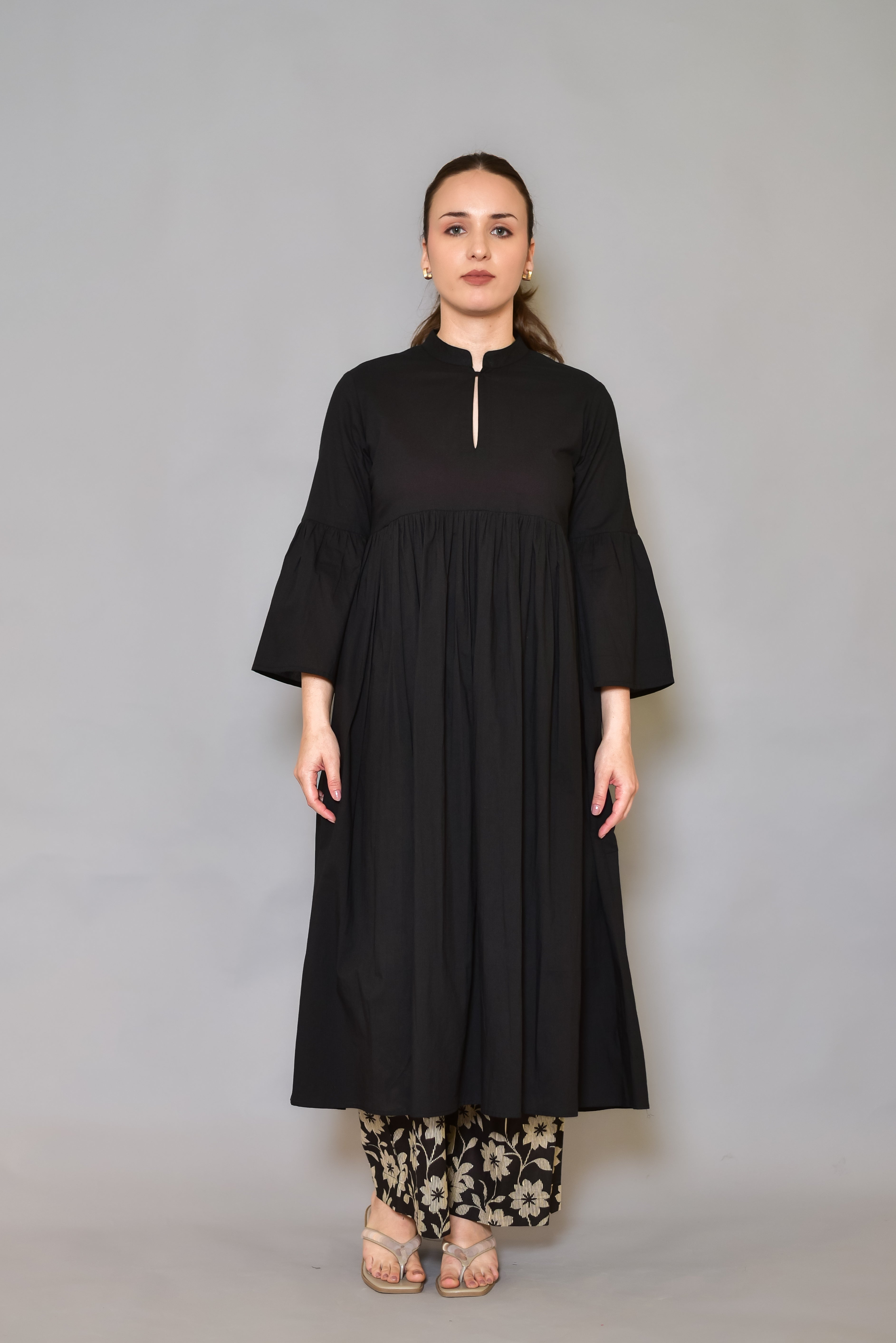 Minimalist Cotton A-Line Kurta