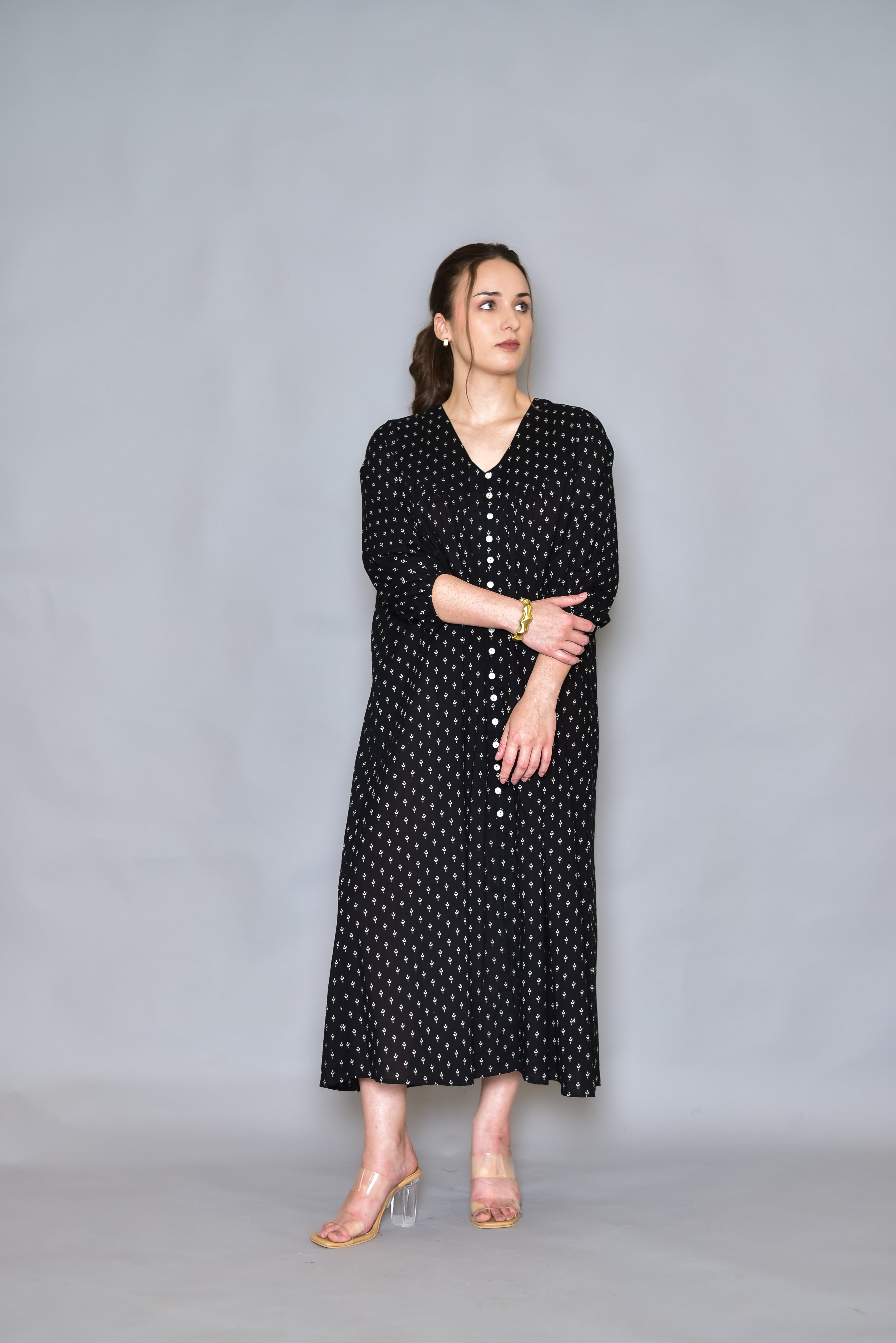 Minimalist Button-Down Dress