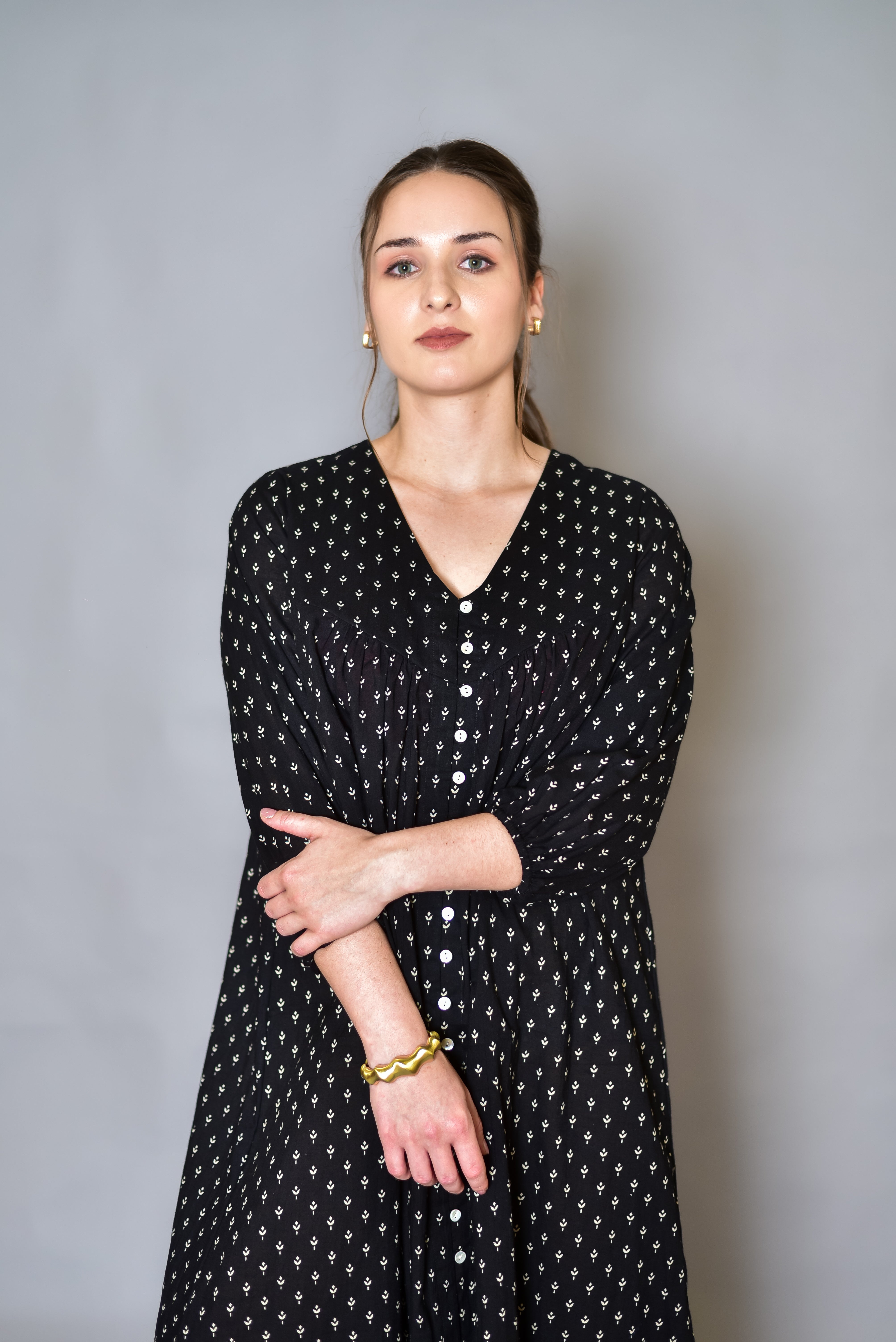 Minimalist Button-Down Dress