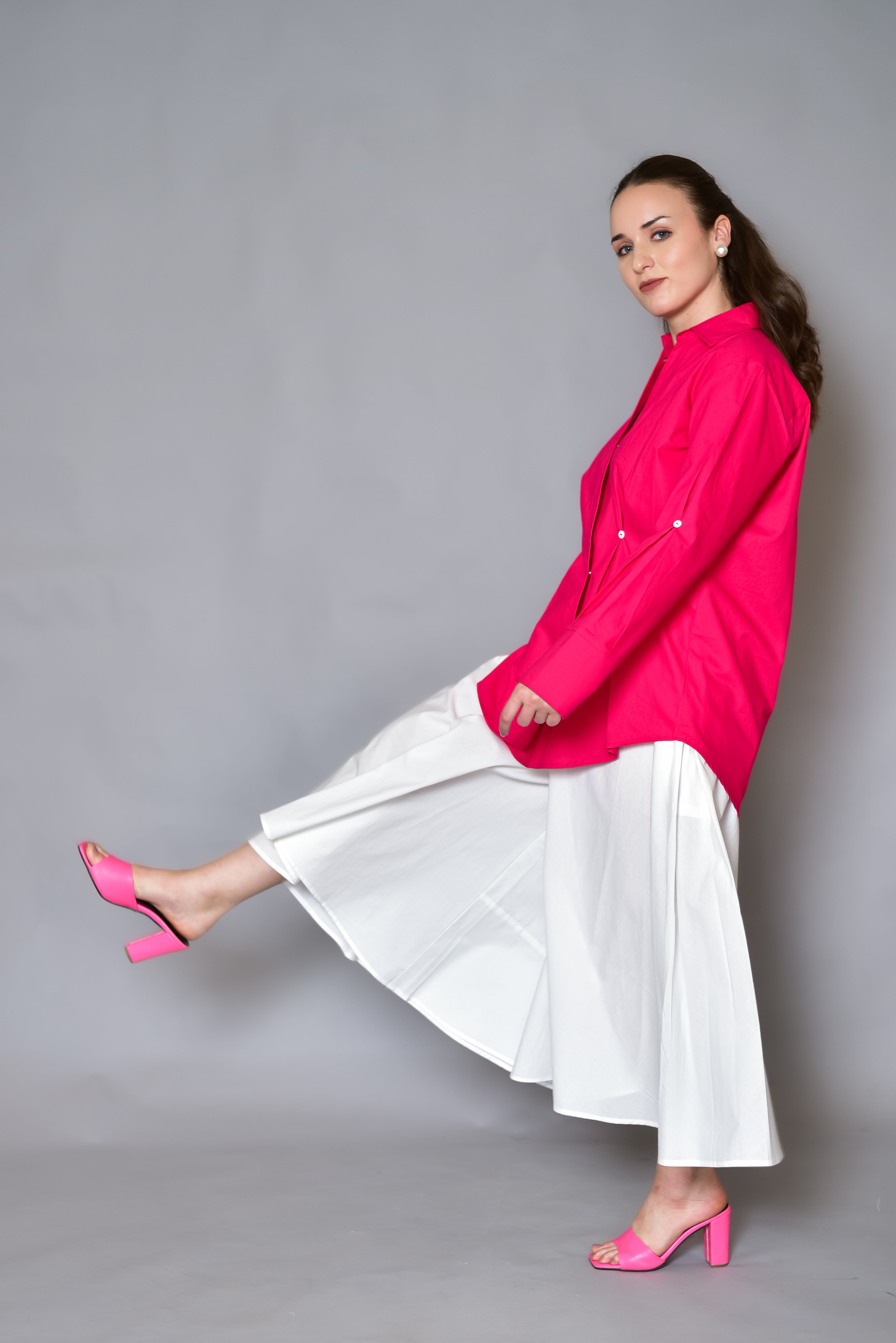 Pleated Skirt-Style Bottom