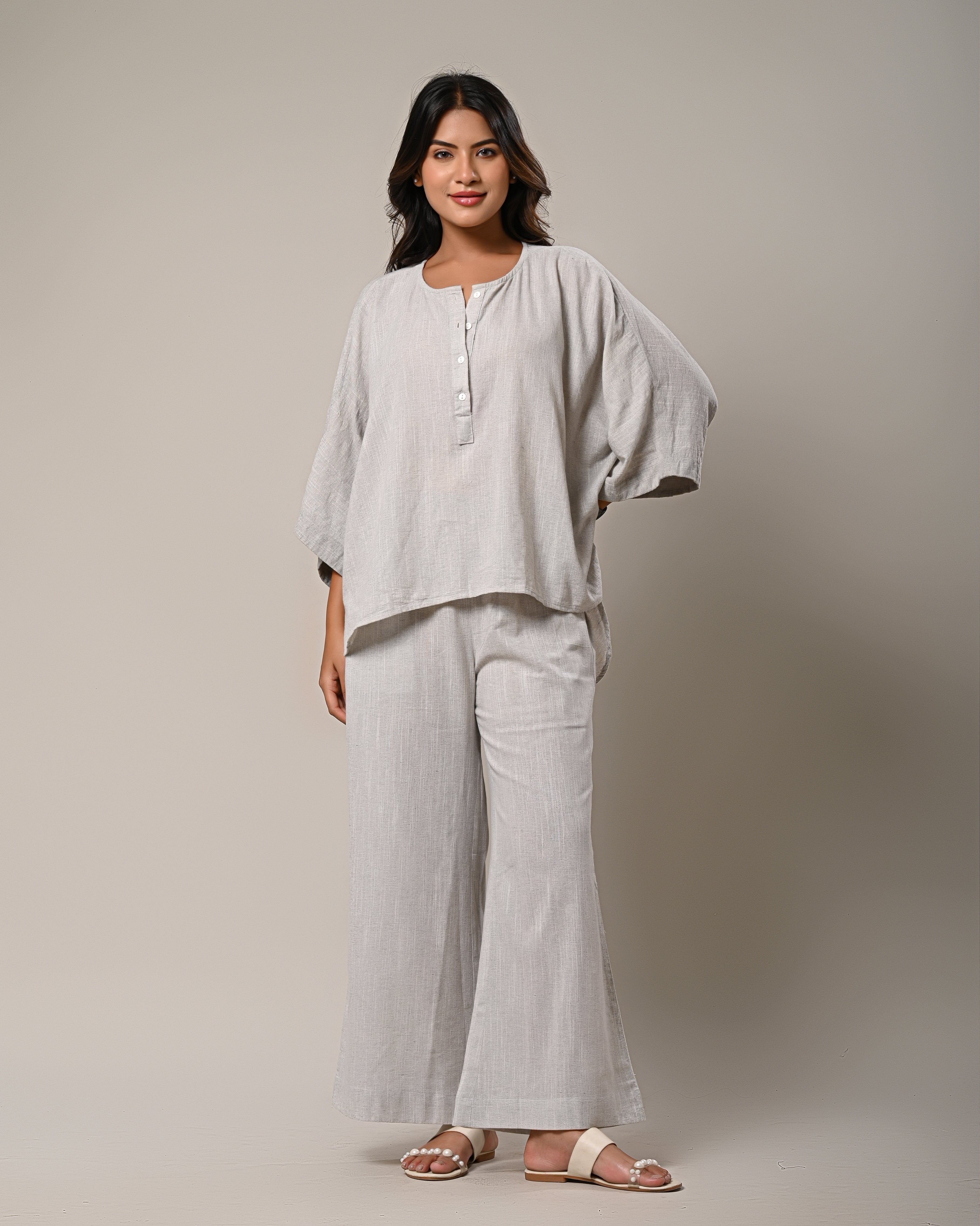 Casual Linen Two-Piece Set