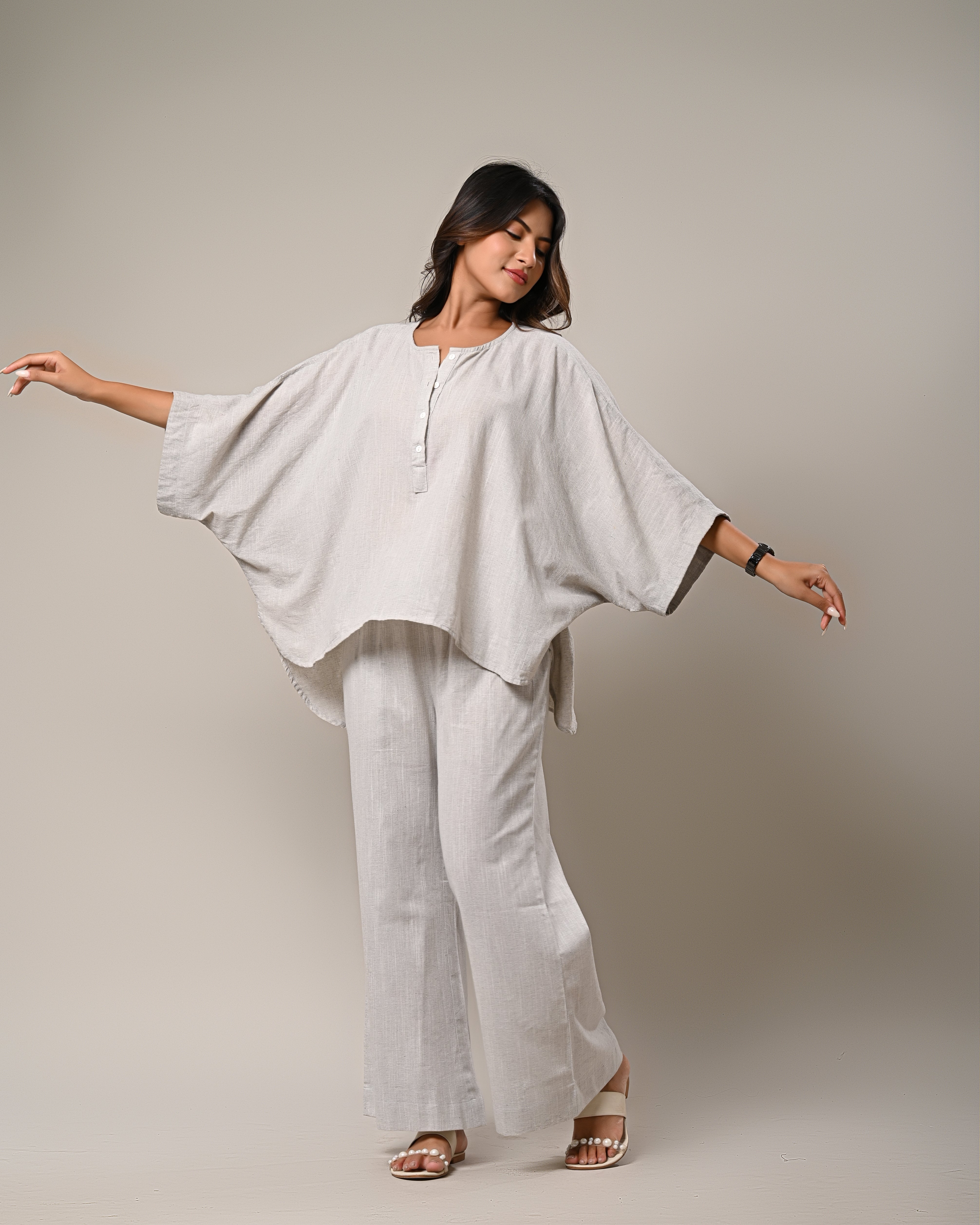 Casual Linen Two-Piece Set